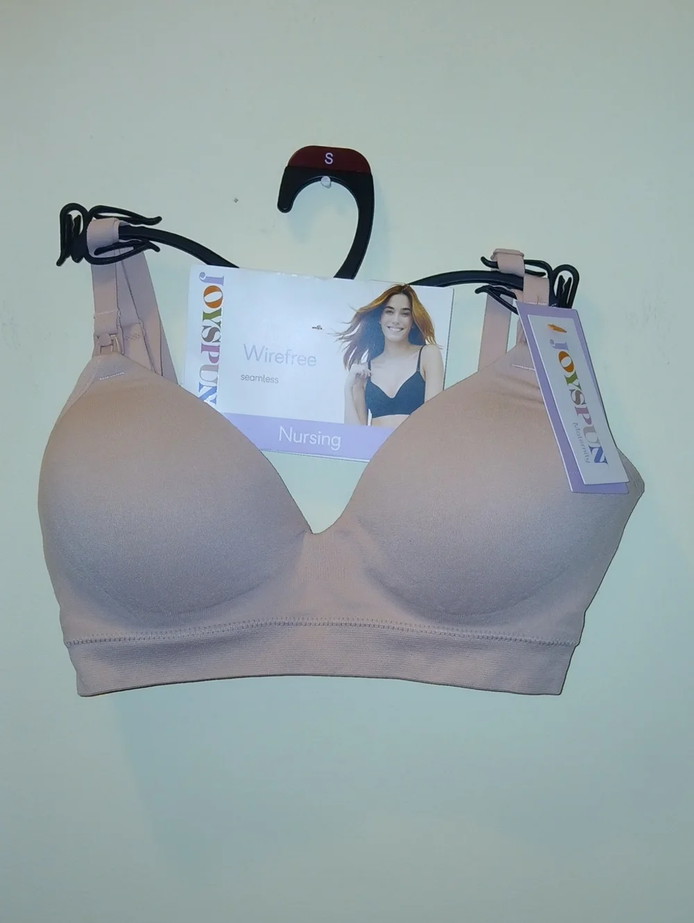 Joyspun Seamless Wirefree Nursing Bra Pink